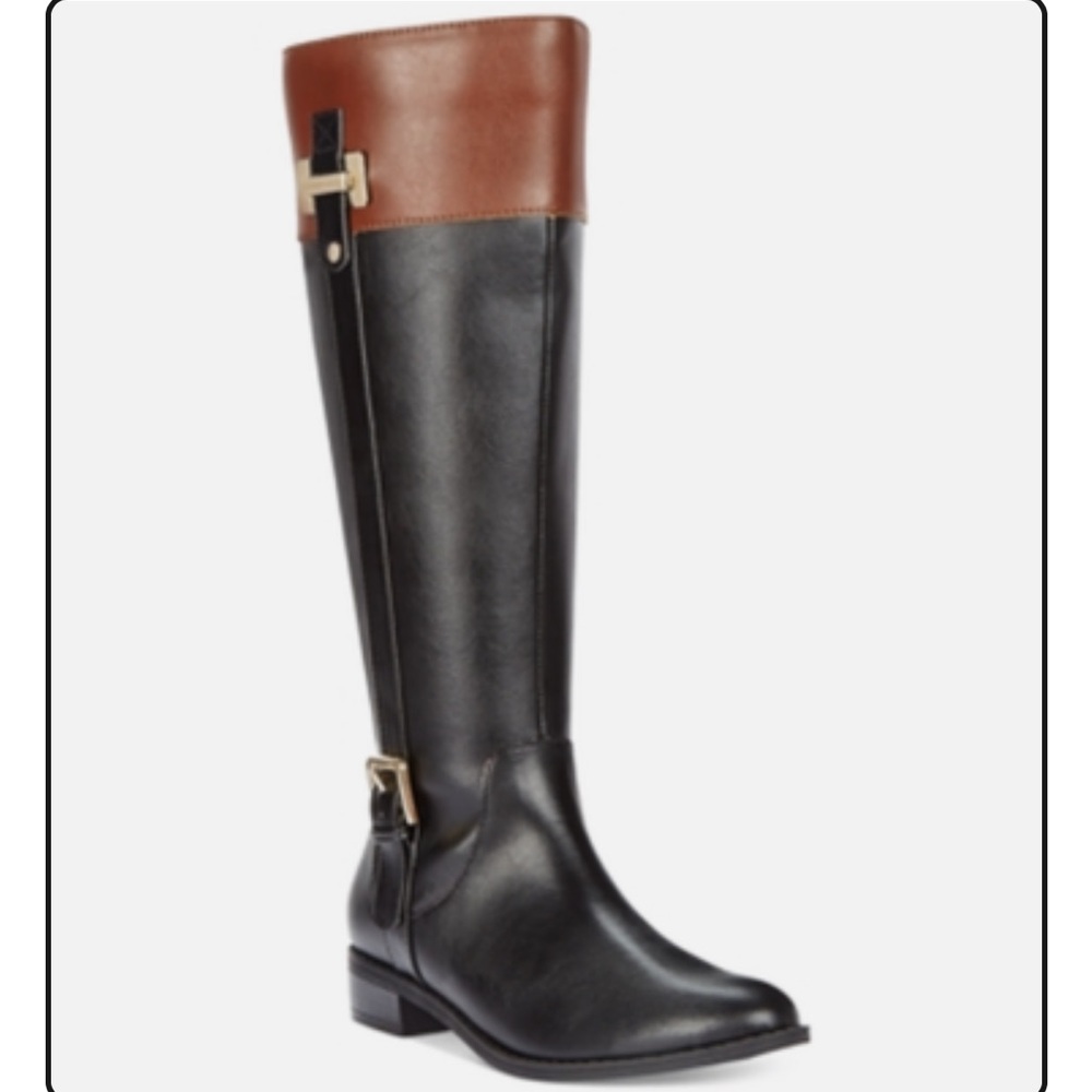 Karen Scott Black and Brown Boots